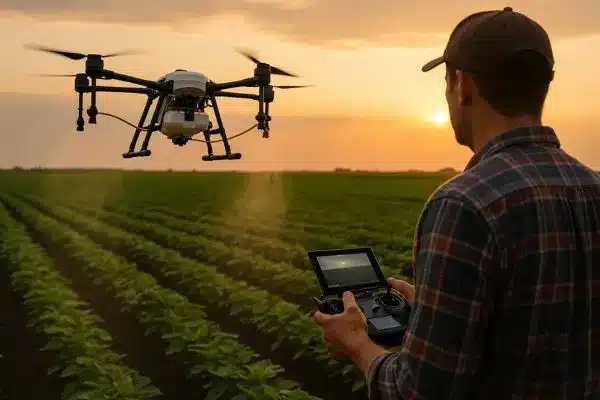 uso de drones na agricultura