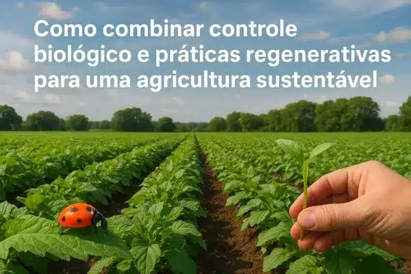 Como combinar controle biológico e práticas regenerativas para uma agricultura sustentável