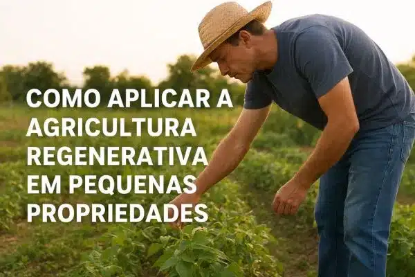agricultura regenerativa em pequenas propriedades