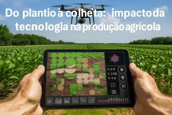 Do plantio à colheita: o impacto da tecnologia na produção agrícola