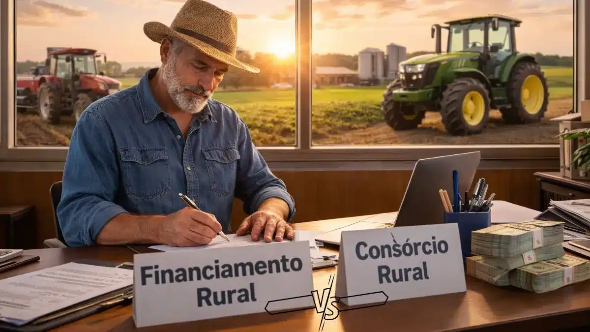 Financiamento agrícola ou consórcio rural: qual vale mais a pena?