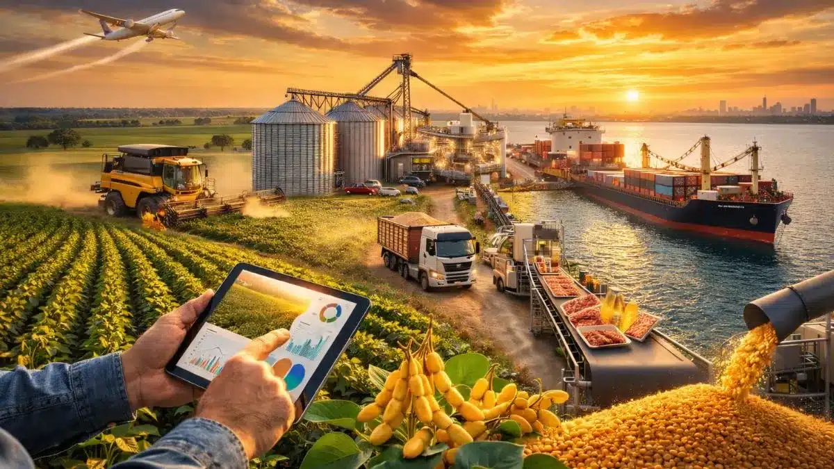 Como Funciona o Agronegócio: Do Campo à Exportação