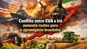Conflito entre EUA e Irã aumenta custos para o agronegócio brasileiro