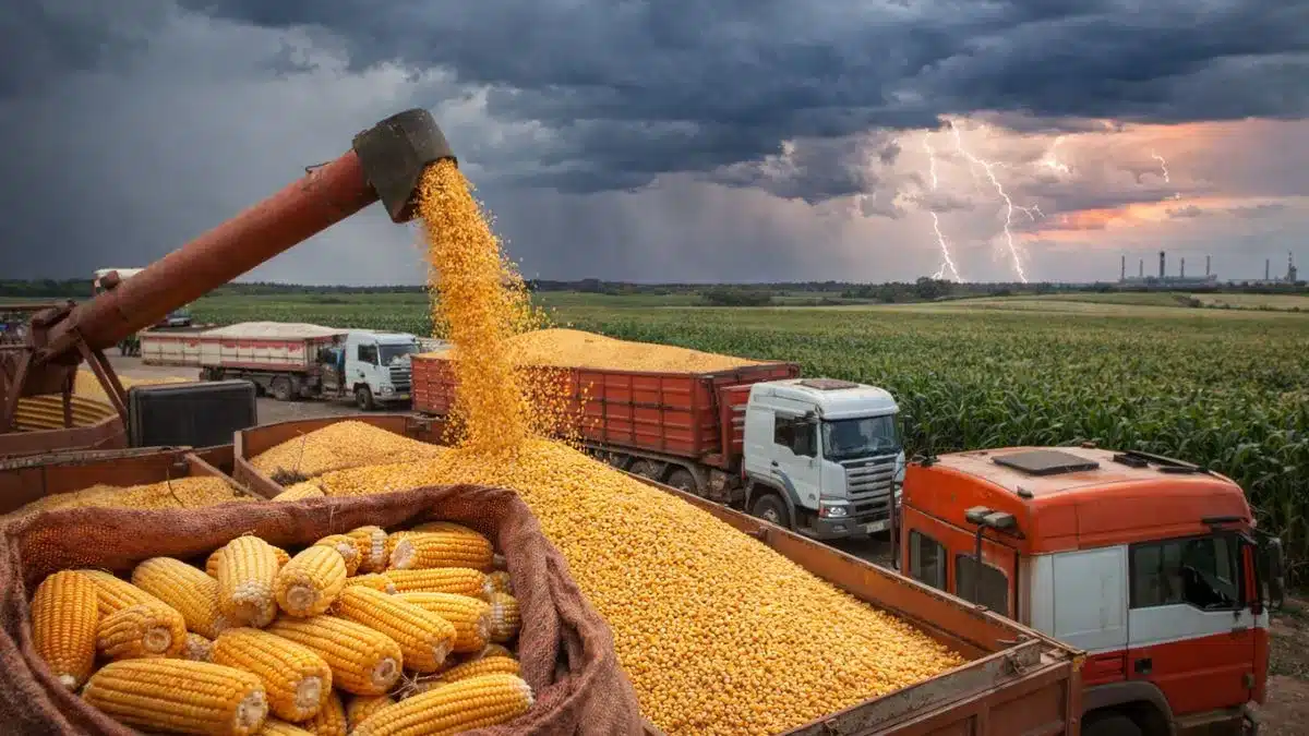 Mercado do milho no Brasil opera com cautela diante de clima instável frete alto e cenário externo