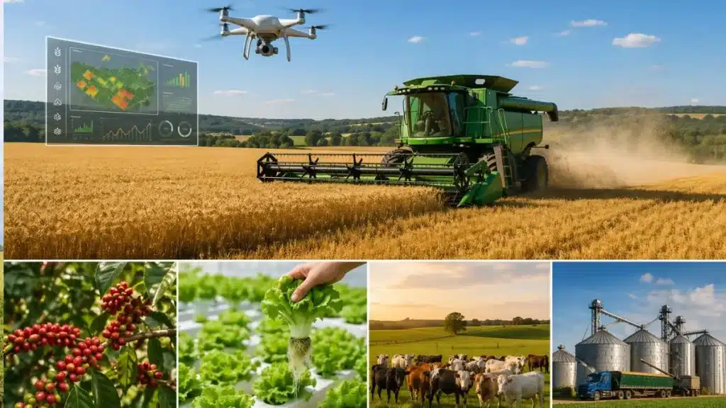 Características da agropecuária no Brasil