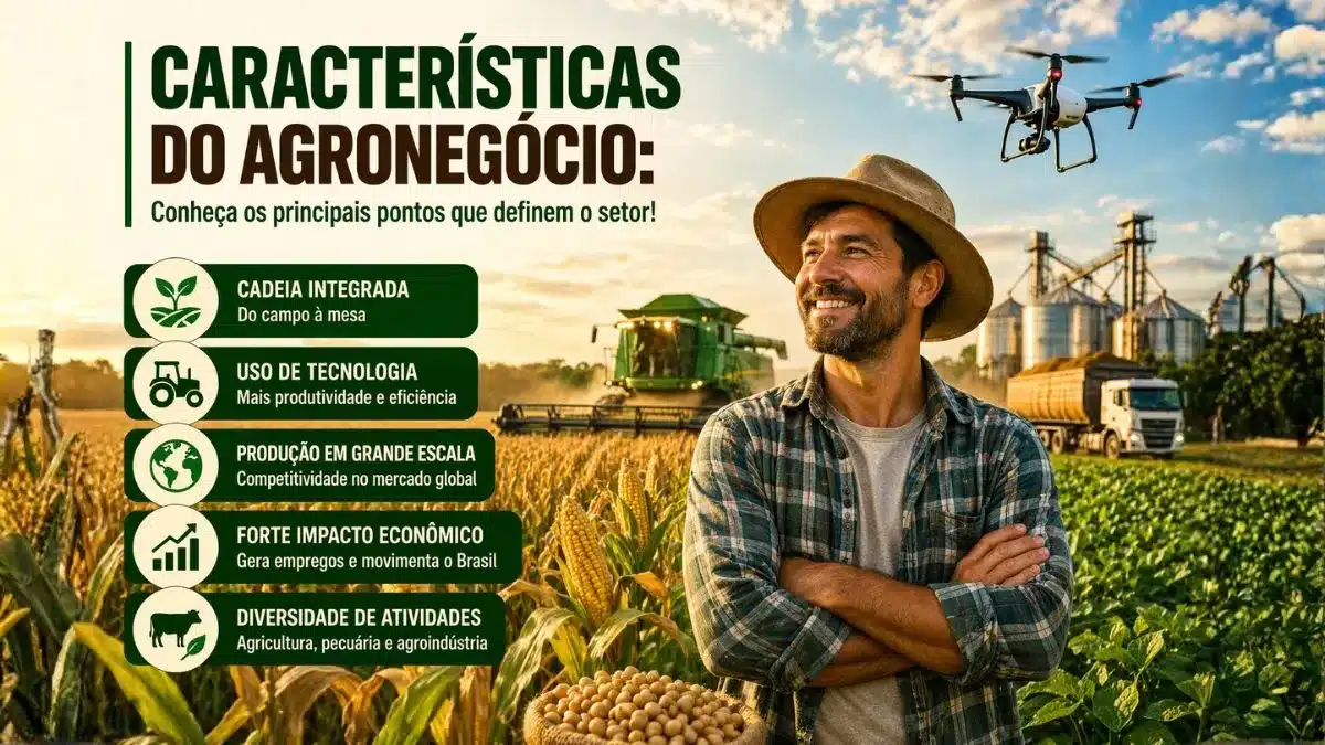 Características do agronegócio: conheça os principais pontos que definem o setor