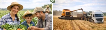 Qual a diferença entre agricultura familiar e comercial? Guia rápido e completo