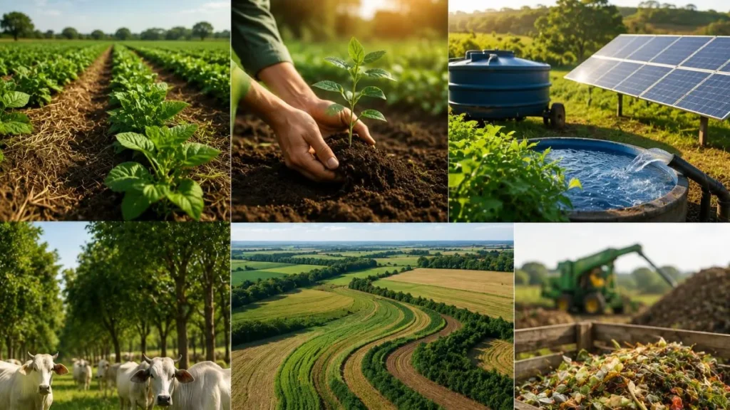 Agricultura sustentável Exemplos