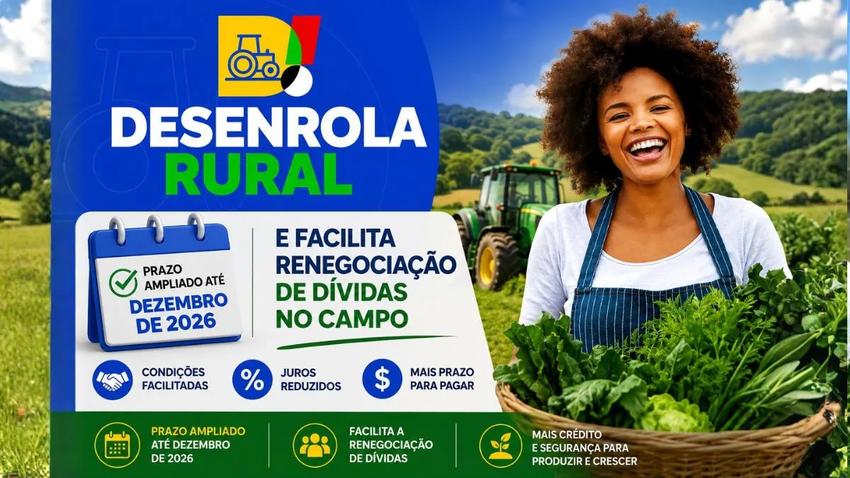 Desenrola Rural recebe extensão de prazo e facilita renegociação de dívidas para agricultores familiares