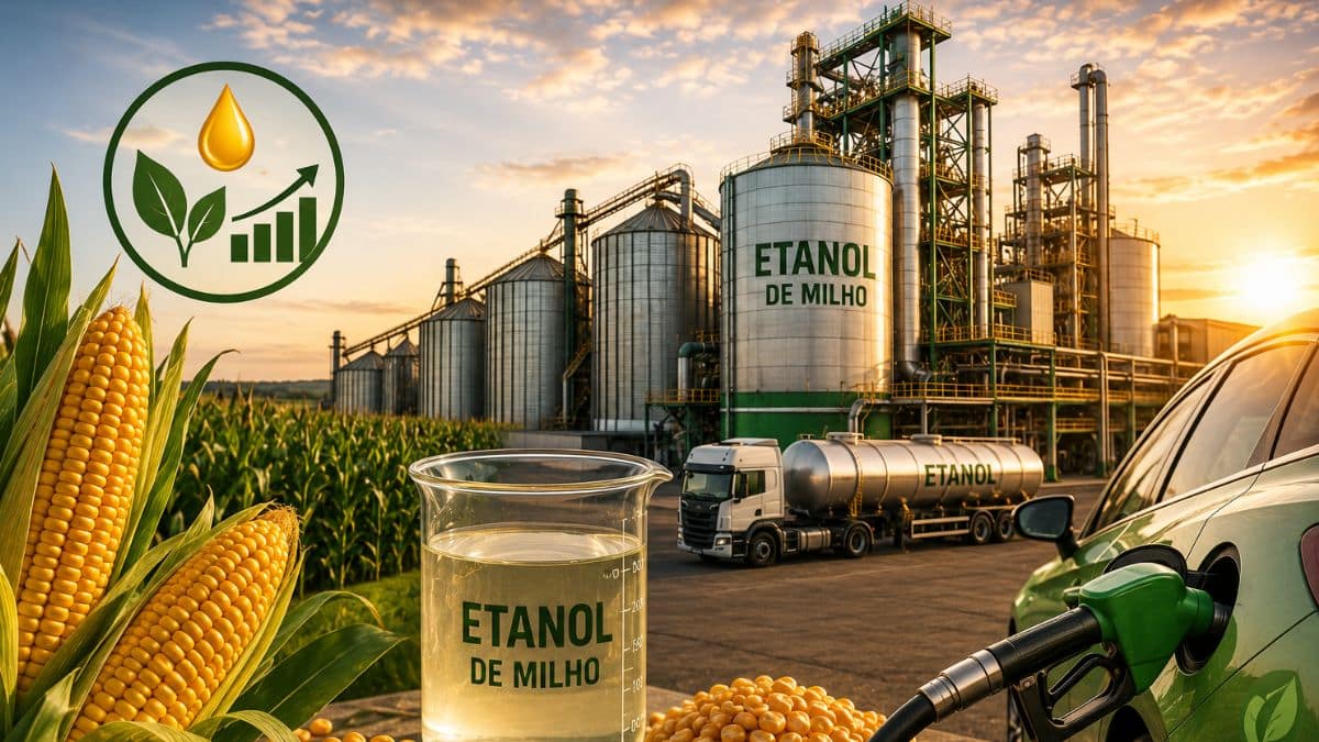 Etanol de milho avança no Brasil e transforma o mercado de biocombustíveis