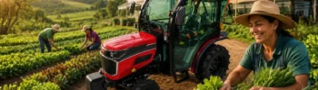 Agricultura familiar conquista espaço na Hortitec com novos tratores e expectativa pelo Plano Safra