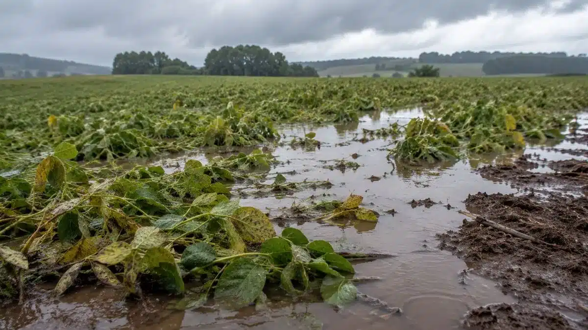 Chuvas intensas em solos encharcados elevam alerta para produtores no Sul do Brasil