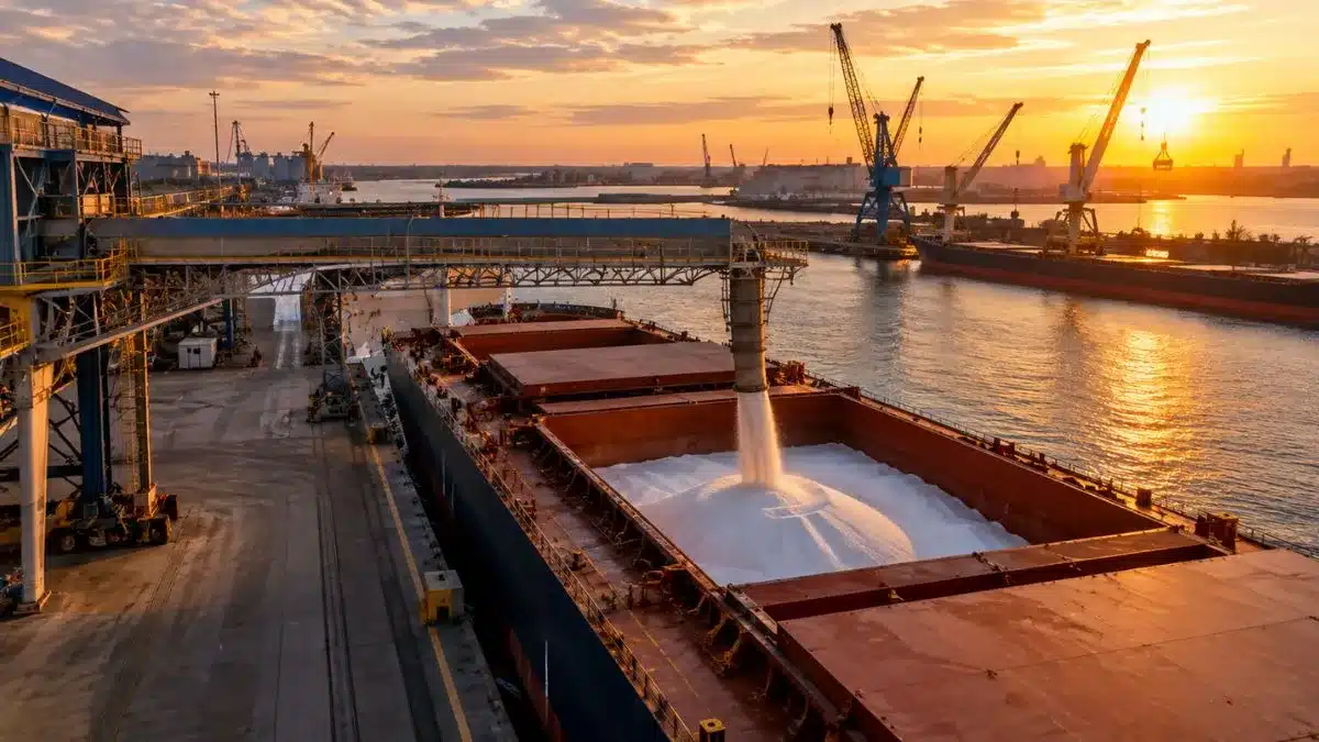 Exportação de açúcar soma 2,4 mi de toneladas