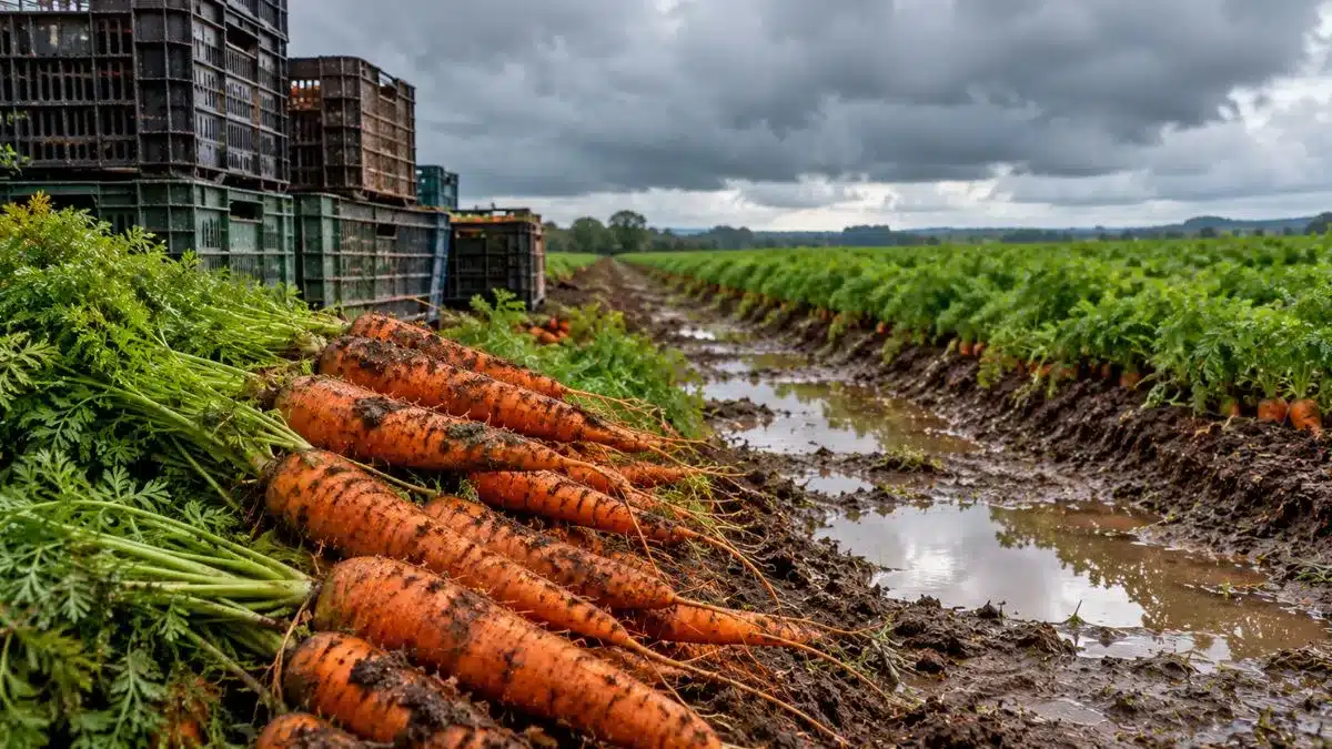 Produção de cenoura e El Niño: chuva atrasa plantio no RS